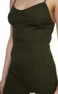 Shoulder Strap Knit Dress