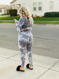 Tie Dye HOWLITE hoodie with pants Set