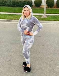 Tie Dye HOWLITE hoodie with pants Set