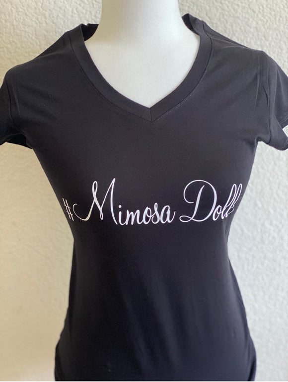 #Mimosa Doll v neck shirt